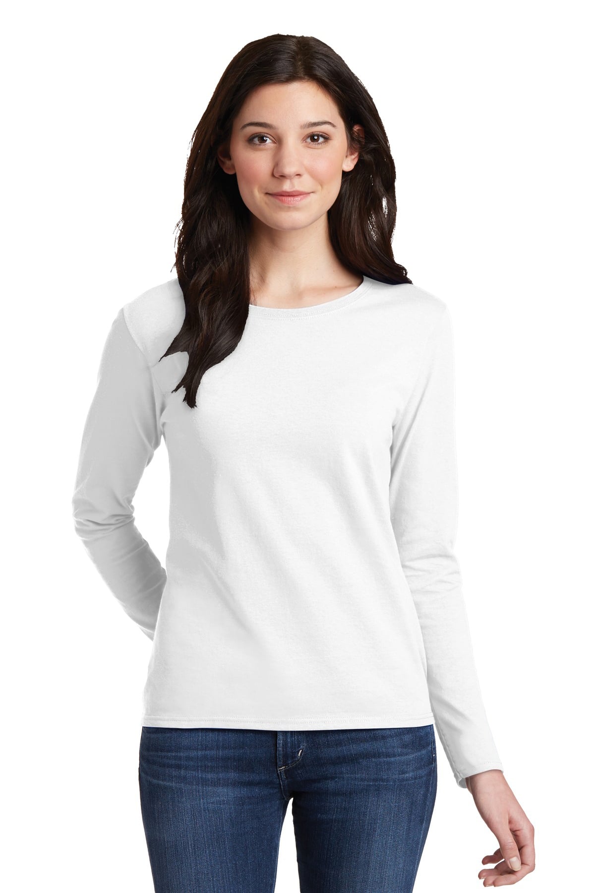 5400L Gildan® Ladies Heavy Cotton™ 100% Cotton Long Sleeve T-Shirt